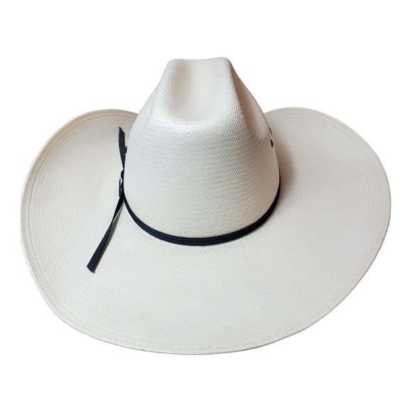 Resistol  Self Conforming Hat 8X Genuine Shantung Panama Straw Size 6 7/8
